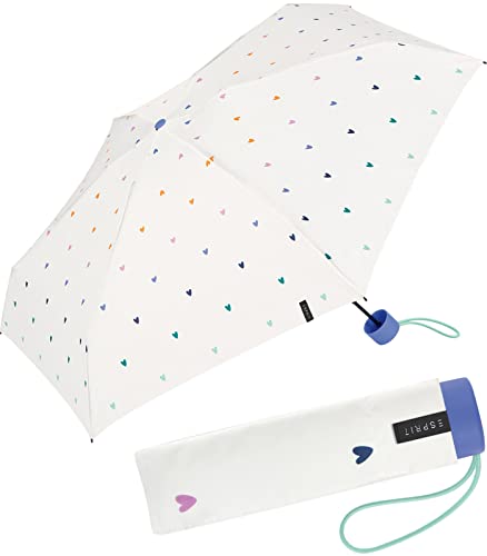 Esprit Super Mini Taschenschirm Petito Sweetheart - White Rainbow Esprit Super Mini Taschenschirm Petito Sweetheart - White Rainbow von ESPRIT
