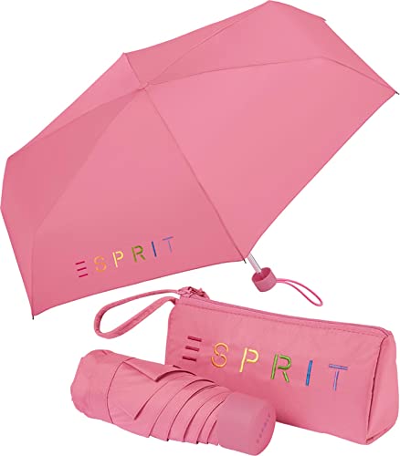 Esprit Super Mini Taschenschirm Ultra Mini Pouch Colorful Logo - Carmine Rose Esprit Super Mini Taschenschirm Ultra Mini Pouch Colorful Logo - Carmine Rose von ESPRIT