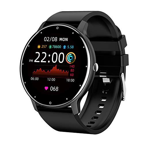 ESSONIO 45.5 MM Smartwatch Sport IP68 Wasserdichter Fitness-Tracker mit Voll-Touchscreen und Herzfrequenz-Schlafmonitor 7 Tage Akkulaufzeit,Geeignet für Radfahren, Büro und Laufen ESSONIO 45.5 MM Smartwatch Sport IP68 Wasserdichter Fitness-Tracker mit Voll-Touchscreen und Herzfrequenz-Schlafmonitor 7 Tage Akkulaufzeit,Geeignet für Radfahren, Büro und Laufen von ESSONIO