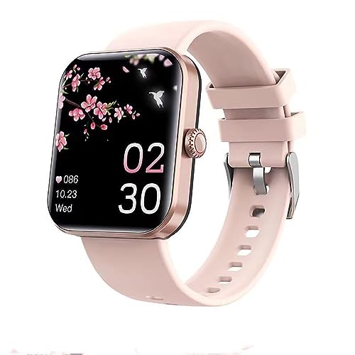Smartwatch Herren Damen IP67 Wasserdicht Fitnessuhr Sportuhr mit Voll-Touchscreen und Herzfrequenz-Schlafmonitor 7 Tage Lange Akkulaufze Itmehrfach Sportmodi für IOS Android Rosa Smartwatch Herren Damen IP67 Wasserdicht Fitnessuhr Sportuhr mit Voll-Touchscreen und Herzfrequenz-Schlafmonitor 7 Tage Lange Akkulaufze Itmehrfach Sportmodi für IOS Android Rosa von ESSONIO