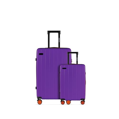 ETERNITIVE - Hartschale Koffer Set 2-teilig | Reisekoffer aus ABS Gepäck mit TSA-Schloss | Größe: S & L | Reisekoffer mit 4 Zwillingsrollen 360° | Trolley Handgepäck 37L 99L |Lila ETERNITIVE - Hartschale Koffer Set 2-teilig | Reisekoffer aus ABS Gepäck mit TSA-Schloss | Größe: S & L | Reisekoffer mit 4 Zwillingsrollen 360° | Trolley Handgepäck 37L 99L |Lila von ETERNITIVE