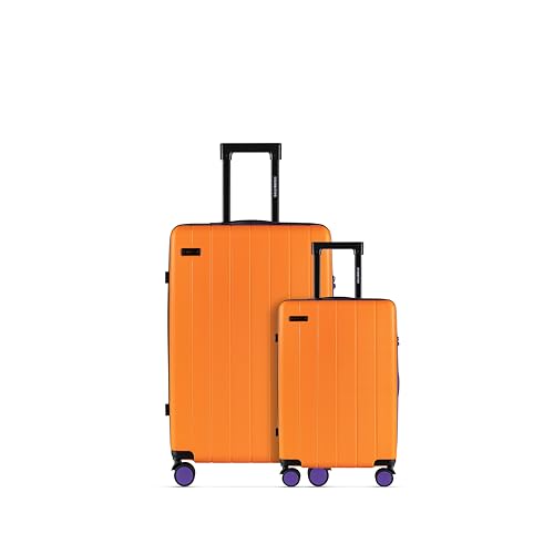 ETERNITIVE - Hartschale Koffer Set 2-teilig | Reisekoffer aus ABS Gepäck mit TSA-Schloss | Größe: S & L | Reisekoffer mit 4 Zwillingsrollen 360° | Trolley Handgepäck 37L 99L |Orange ETERNITIVE - Hartschale Koffer Set 2-teilig | Reisekoffer aus ABS Gepäck mit TSA-Schloss | Größe: S & L | Reisekoffer mit 4 Zwillingsrollen 360° | Trolley Handgepäck 37L 99L |Orange von ETERNITIVE