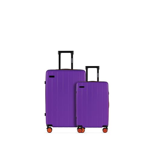 ETERNITIVE - Hartschale Koffer Set 2-teilig | Reisekoffer aus ABS Gepäck mit TSA-Schloss | Größe: S & M | Reisekoffer mit 4 Zwillingsrollen 360° | Trolley Handgepäck 37L 60L | Lila ETERNITIVE - Hartschale Koffer Set 2-teilig | Reisekoffer aus ABS Gepäck mit TSA-Schloss | Größe: S & M | Reisekoffer mit 4 Zwillingsrollen 360° | Trolley Handgepäck 37L 60L | Lila von ETERNITIVE