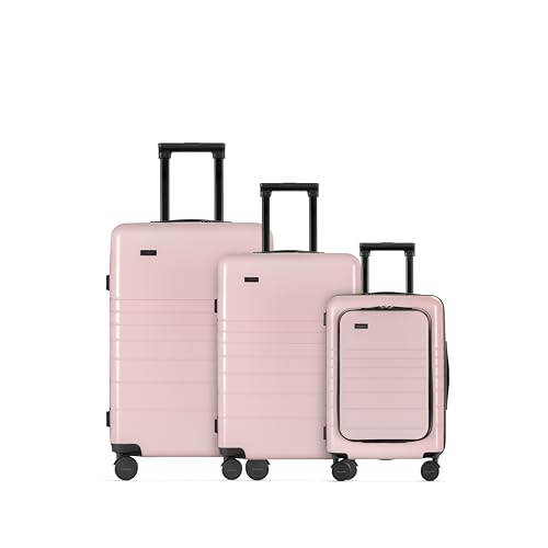 ETERNITIVE - Hartschalenkoffer Set I Rollkoffer aus Polycarbonat & ABS IGröße: 74 x 64 x 54 cm I Reisekoffer mit Rollen 360° I Koffer Handgepäck 33L 64L 98L I Trolley mit TSA-Schloss I Rosa ETERNITIVE - Hartschalenkoffer Set I Rollkoffer aus Polycarbonat & ABS IGröße: 74 x 64 x 54 cm I Reisekoffer mit Rollen 360° I Koffer Handgepäck 33L 64L 98L I Trolley mit TSA-Schloss I Rosa von ETERNITIVE