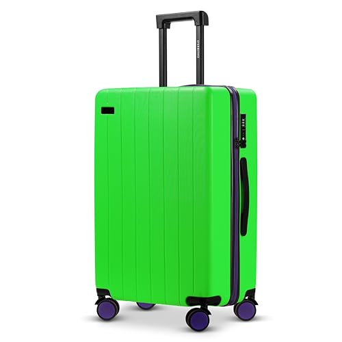 ETERNITIVE - Koffer Groß I Reisekoffer aus ABS I Größe: 75,5 x 49 x 30 cm I Rollkoffer 99L I Reisetrolley Leicht mit Doppelrollen 360° I Hartschalenkoffer mit TSA-Schloss I Grün ETERNITIVE - Koffer Groß I Reisekoffer aus ABS I Größe: 75,5 x 49 x 30 cm I Rollkoffer 99L I Reisetrolley Leicht mit Doppelrollen 360° I Hartschalenkoffer mit TSA-Schloss I Grün von ETERNITIVE