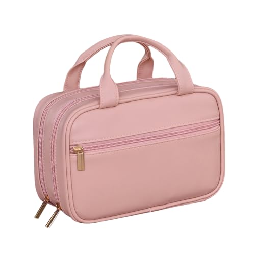 ETUCYNG Reise-Kosmetiktasche,Kosmetik-Reisetasche,Make-up-Tasche aus PU-Leder, Kosmetiktasche mit großem Fassungsvermögen - Tragbarer Reise-Kulturbeutel mit Trennwand für Damen und Kosmetika von ETUCYNG