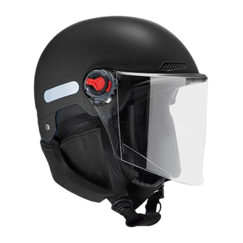 Elektrofahrradhelm, Winterhelm für Herren,Herren Skihelm Winter | Snowboardhelm Herren, Schneesporthelme, Warmer Fahrradhelm, Abnehmbarer Gehörschutz, hochauflösende Gläser zum Skifahren, Snowboarden von EUBEISAQI