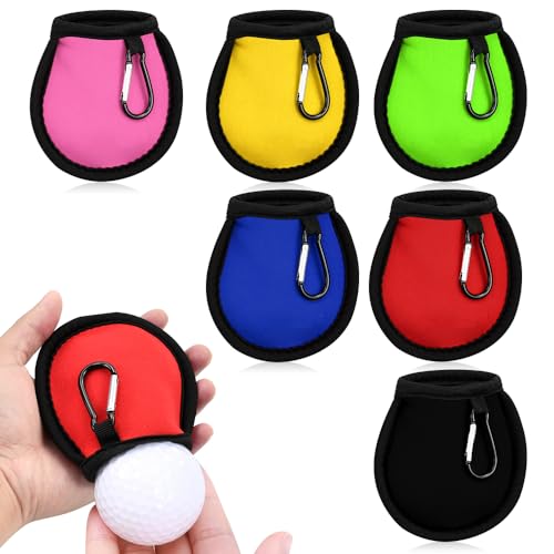 EUIEUT 6 STK Golfbälle Reiniger Tasche mit Schnalle Golf Zubehör Tragbare Golfball Tasche Waschtasche Washer Golf Ball Cleaner Pouch Reinigungsbeutel Golftasche mit Karabiner als Geschenke für Golfer EUIEUT 6 STK Golfbälle Reiniger Tasche mit Schnalle Golf Zubehör Tragbare Golfball Tasche Waschtasche Washer Golf Ball Cleaner Pouch Reinigungsbeutel Golftasche mit Karabiner als Geschenke für Golfer von EUIEUT