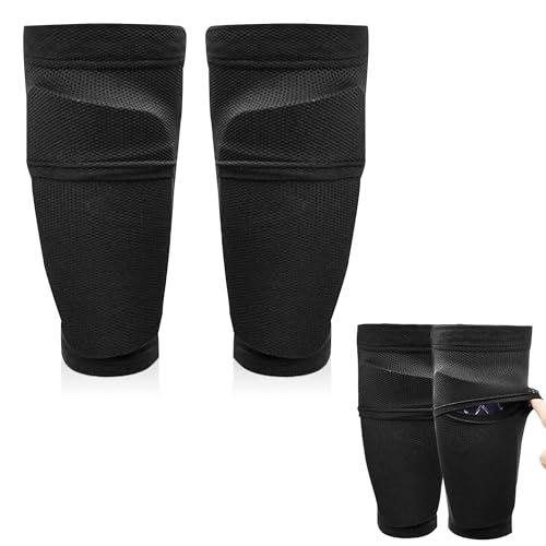 EUIOOVM Fußball Schienbeinschoner Socken Atmungsaktive Waden Schienbeinschutzsocken Fußball Stutzen mit Optimierter Einstecktasche Kinder Schienbeinschonerhalter Fussball Abdeckung Jugend EUIOOVM Fußball Schienbeinschoner Socken Atmungsaktive Waden Schienbeinschutzsocken Fußball Stutzen mit Optimierter Einstecktasche Kinder Schienbeinschonerhalter Fussball Abdeckung Jugend von EUIOOVM