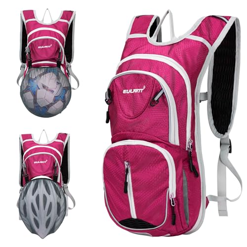 EULANT Fahrrad Rucksack Klein,Trinkrucksack 8l Con Wärmedämmschicht Wasserrucksack MTB Rucksack Reflektierend Skirucksack,Wasserdicht Sportrucksack für Joggen Trekking Laufen,Rosarot EULANT Fahrrad Rucksack Klein,Trinkrucksack 8l Con Wärmedämmschicht Wasserrucksack MTB Rucksack Reflektierend Skirucksack,Wasserdicht Sportrucksack für Joggen Trekking Laufen,Rosarot von EULANT