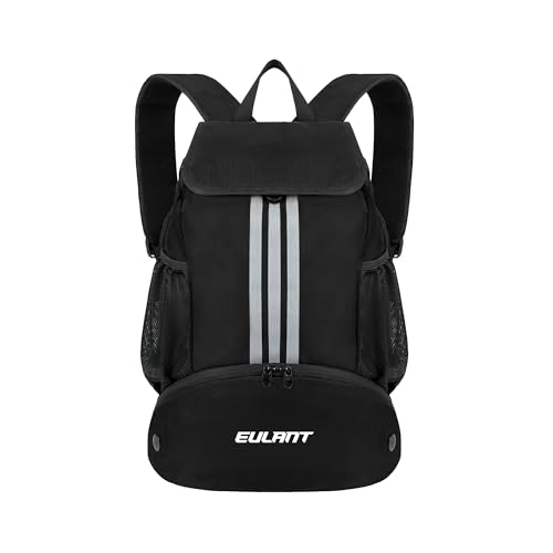 EULANT Fußball Rucksack mit Schuhfach, Multifunktionsrucksack mit bodenfach, Wasserdichter Sporttaschen für Basketball Volleyball Schwimmen Training Strand Yoga von EULANT