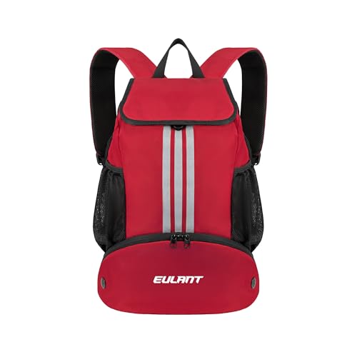 EULANT Fußball Rucksack mit Schuhfach, Multifunktionsrucksack mit bodenfach, Wasserdichter Sporttaschen für Basketball Volleyball Schwimmen Training Strand Yoga von EULANT