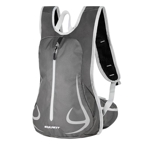 EULANT Kleiner Rucksack für Damen & Herren, Leicht Laufrucksack 15L,Wasserdicht Kleiner Sport Rucksack für Fahrrad Trekking Skifahren Wander Joggen, Upgraded auf wasserdichten Frontreißverschluss von EULANT