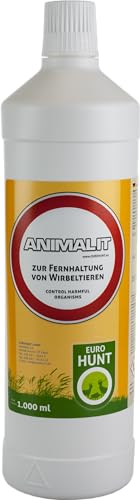 EUROHUNT ANIMALIT 1000 ml, Vergrämungsmittel aus naturidentischen Stoffen für alle Wildarten, Wildlenkungsmittel, Wildschadenvermeidung, Verwitterungsmittel, Wildstop EUROHUNT ANIMALIT 1000 ml, Vergrämungsmittel aus naturidentischen Stoffen für alle Wildarten, Wildlenkungsmittel, Wildschadenvermeidung, Verwitterungsmittel, Wildstop von EURO HUNT