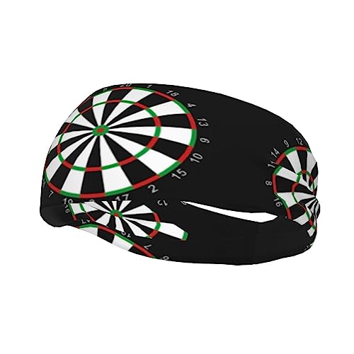 Dartscheibe Sport Stirnbänder Feuchtigkeitstransport Schweißband Herren Stirnband Sport Schweißband Frottee für Laufen Radfahren Dartscheibe Sport Stirnbänder Feuchtigkeitstransport Schweißband Herren Stirnband Sport Schweißband Frottee für Laufen Radfahren von EVANEM