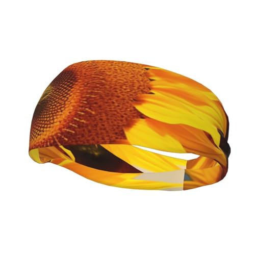 Sunflower Fashion Sports dekoratives Schweißband, rutschfest, atmungsaktiv und schweißabsorbierend, Stirnband für Männer und Frauen, geeignet für Laufen und Fitness-Sport. von EVANEM