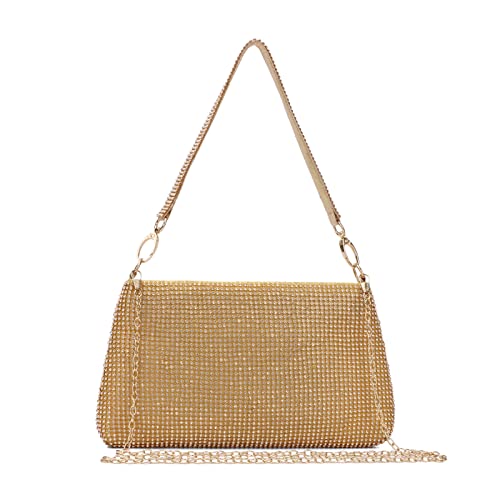 EVEOUT Abendhandtasche mit Strasssteinen Damen Kleine Clutches für Party Bankett Hochzeit Geldbörsen Weibliche Funkeln Umhängetasche EVEOUT Abendhandtasche mit Strasssteinen Damen Kleine Clutches für Party Bankett Hochzeit Geldbörsen Weibliche Funkeln Umhängetasche von EVEOUT