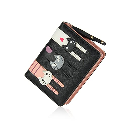 EVEOUT Damen Geldbörse PU-Leder Geldbeutel Süß Kurze Bifold-Geldbörse Geldtasche mit Geldbörse Kartenhalter EVEOUT Damen Geldbörse PU-Leder Geldbeutel Süß Kurze Bifold-Geldbörse Geldtasche mit Geldbörse Kartenhalter von EVEOUT