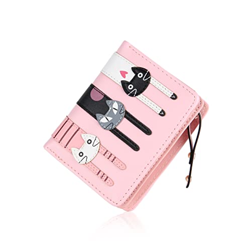 EVEOUT Damen Geldbörse PU-Leder Geldbeutel Süß Kurze Bifold-Geldbörse Geldtasche mit Geldbörse Kartenhalter EVEOUT Damen Geldbörse PU-Leder Geldbeutel Süß Kurze Bifold-Geldbörse Geldtasche mit Geldbörse Kartenhalter von EVEOUT