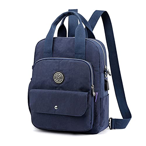 EVEOUT Damen Mini Rucksack Multi-Taschen Reisetasche Nylon Casual Umhängetasche Schultasche Daypack Rucksack EVEOUT Damen Mini Rucksack Multi-Taschen Reisetasche Nylon Casual Umhängetasche Schultasche Daypack Rucksack von EVEOUT
