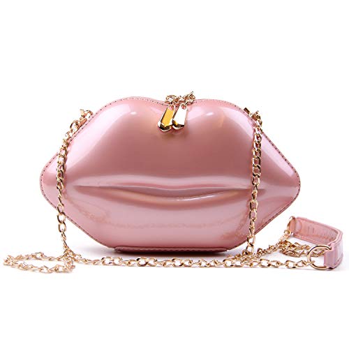 EVEOUT Frauen Sexy Rote Lippen Abend Handtasche Party Clutch Crossbody Schulter Geldbörse EVEOUT Frauen Sexy Rote Lippen Abend Handtasche Party Clutch Crossbody Schulter Geldbörse von EVEOUT