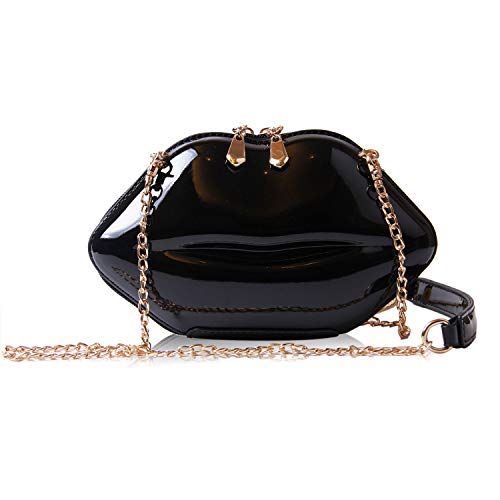 EVEOUT Umhängetasche Sexy Rote Lippen für Damen Abend Handtasche Party Clutch mit Schulterriemen Neuheit Crossbody Schultertaschen EVEOUT Umhängetasche Sexy Rote Lippen für Damen Abend Handtasche Party Clutch mit Schulterriemen Neuheit Crossbody Schultertaschen von EVEOUT
