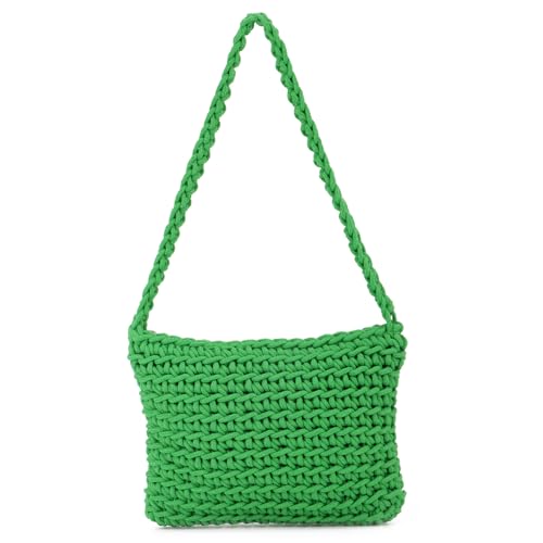 EVEOUT Gehäkelte Handtasche für Damen Mädchen Kleine gestrickte Clutch Tote Sommer Gewebte Schultertaschen EVEOUT Gehäkelte Handtasche für Damen Mädchen Kleine gestrickte Clutch Tote Sommer Gewebte Schultertaschen von EVEOUT