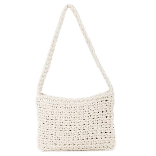 EVEOUT Gehäkelte Handtasche für Damen Mädchen Kleine gestrickte Clutch Tote Sommer Gewebte Schultertaschen EVEOUT Gehäkelte Handtasche für Damen Mädchen Kleine gestrickte Clutch Tote Sommer Gewebte Schultertaschen von EVEOUT