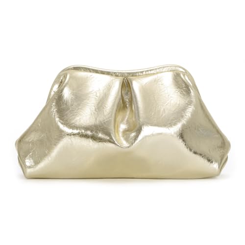 EVEOUT Knödel Clutch für Damen Wolkentasche Stilvolle Leder Clutch Tasche für Hochzeit Abendessen Party EVEOUT Knödel Clutch für Damen Wolkentasche Stilvolle Leder Clutch Tasche für Hochzeit Abendessen Party von EVEOUT