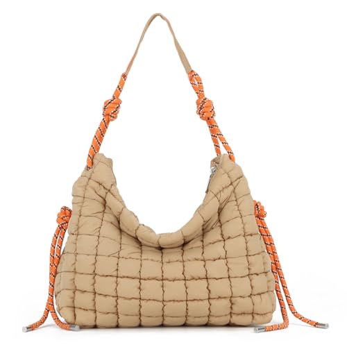 EVEOUT Puffer Umhängetaschen Damen Große Gesteppte Schultertaschen Leichte Puffer Shopper Tote Gesteppte Umhängetaschen Tragetasche Arbeitstasche EVEOUT Puffer Umhängetaschen Damen Große Gesteppte Schultertaschen Leichte Puffer Shopper Tote Gesteppte Umhängetaschen Tragetasche Arbeitstasche von EVEOUT