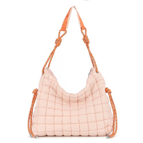 EVEOUT Puffer Umhängetaschen Damen Große Gesteppte Schultertaschen Leichte Puffer Shopper Tote Gesteppte Umhängetaschen Tragetasche Arbeitstasche EVEOUT Puffer Umhängetaschen Damen Große Gesteppte Schultertaschen Leichte Puffer Shopper Tote Gesteppte Umhängetaschen Tragetasche Arbeitstasche von EVEOUT