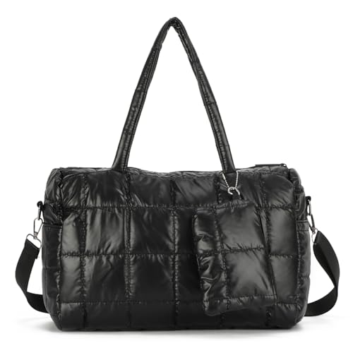 EVEOUT Puffer Umhängetaschen Damen Große Gesteppte Schultertaschen Leichte Puffy Tote Tasche Shopper Gesteppte Umhängetaschen Tragetasche EVEOUT Puffer Umhängetaschen Damen Große Gesteppte Schultertaschen Leichte Puffy Tote Tasche Shopper Gesteppte Umhängetaschen Tragetasche von EVEOUT