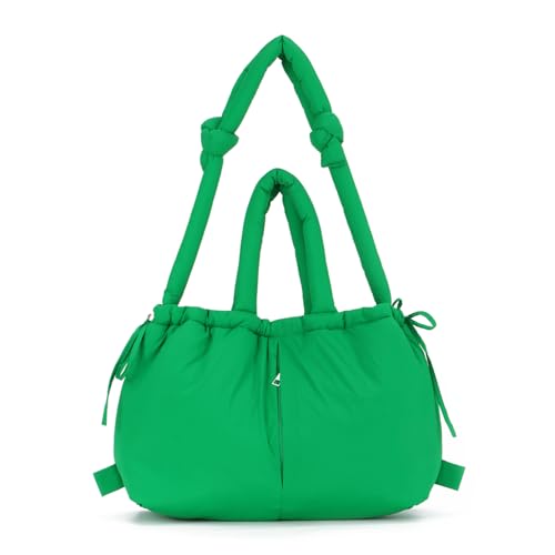 EVEOUT Quilted Puffer Umhängetaschen Damen Große Gesteppte Kordelzug Schultertaschen Leichte Puffer Shopper Tote Gesteppte Umhängetaschen Tragetasche EVEOUT Quilted Puffer Umhängetaschen Damen Große Gesteppte Kordelzug Schultertaschen Leichte Puffer Shopper Tote Gesteppte Umhängetaschen Tragetasche von EVEOUT