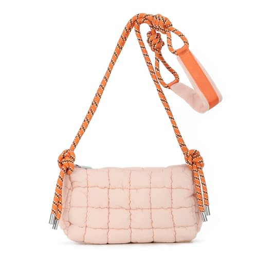 EVEOUT Quilted Puffer Umhängetaschen Damen Kleine Gesteppte Kissen Schultertaschen Leichte Puffer Gesteppte Wolke Tasche EVEOUT Quilted Puffer Umhängetaschen Damen Kleine Gesteppte Kissen Schultertaschen Leichte Puffer Gesteppte Wolke Tasche von EVEOUT