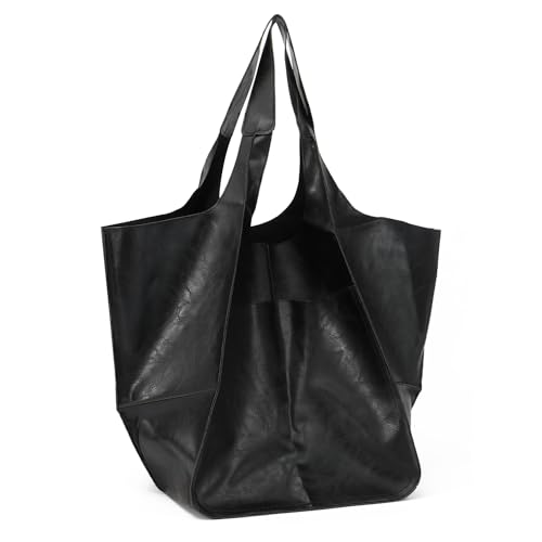 EVEOUT Retro Umhängetaschen für Damen Weiches Kunstleder Schultertaschen Mode Einfache Große Handtasche Shopper Tragetasche EVEOUT Retro Umhängetaschen für Damen Weiches Kunstleder Schultertaschen Mode Einfache Große Handtasche Shopper Tragetasche von EVEOUT