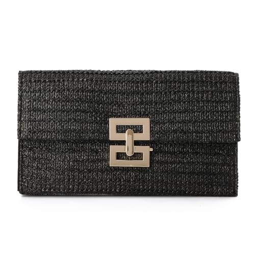 EVEOUT Stroh Clutch für Damen Sommer Stroh Handtasche Hochzeitstasche Gewebt Clutch für Party Urlaub EVEOUT Stroh Clutch für Damen Sommer Stroh Handtasche Hochzeitstasche Gewebt Clutch für Party Urlaub von EVEOUT