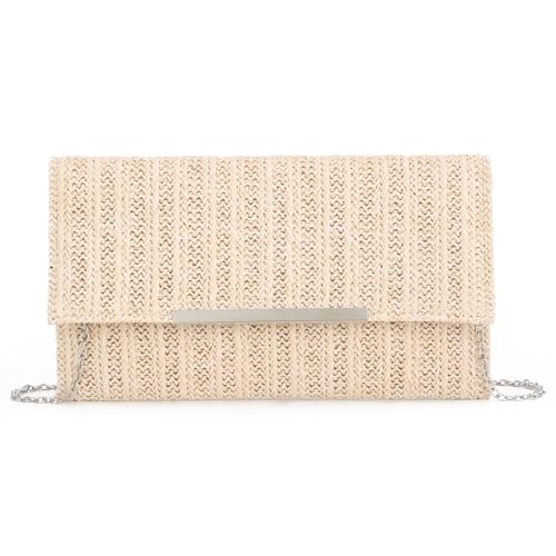 EVEOUT Stroh Clutch für Damen Stroh Abendhandtasche Sommer Gewebt Hochzeitshandtasche Umhängetasche für Party Urlaub EVEOUT Stroh Clutch für Damen Stroh Abendhandtasche Sommer Gewebt Hochzeitshandtasche Umhängetasche für Party Urlaub von EVEOUT