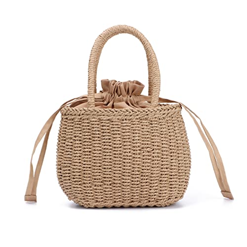 EVEOUT Stroh Handtasche Damen Sommer Handgewebt Clutch Henkeltaschen Rattan Strandtasche EVEOUT Stroh Handtasche Damen Sommer Handgewebt Clutch Henkeltaschen Rattan Strandtasche von EVEOUT