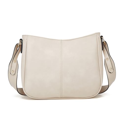 EVEOUT Vintage Umhängetasche für Damen Kunstleder Mode Mittel Einfach Schultertaschen Handtasche mit Reißverschluss EVEOUT Vintage Umhängetasche für Damen Kunstleder Mode Mittel Einfach Schultertaschen Handtasche mit Reißverschluss von EVEOUT