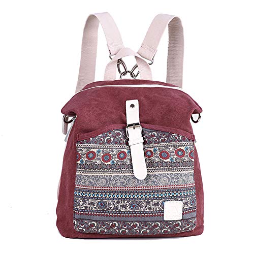 EVEOUT Vintage Unisex Casual Canvas College Schulter Rucksack, Frauen und Herren Laptop Rucksack für die Arbeit Schule Reisen, Wandern Camping Daypacks EVEOUT Vintage Unisex Casual Canvas College Schulter Rucksack, Frauen und Herren Laptop Rucksack für die Arbeit Schule Reisen, Wandern Camping Daypacks von EVEOUT