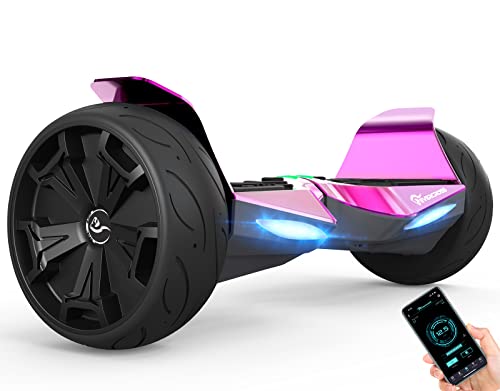 EVERCROSS 8,5" Hoverboards Offroad, All Terrain Hover Board, App-fähige Hoverboards mit Bluetooth, 4,4Ah verstärkte Batterie, Hover Boards für Kinder Jugendliche Erwachsene von EVERCROSS