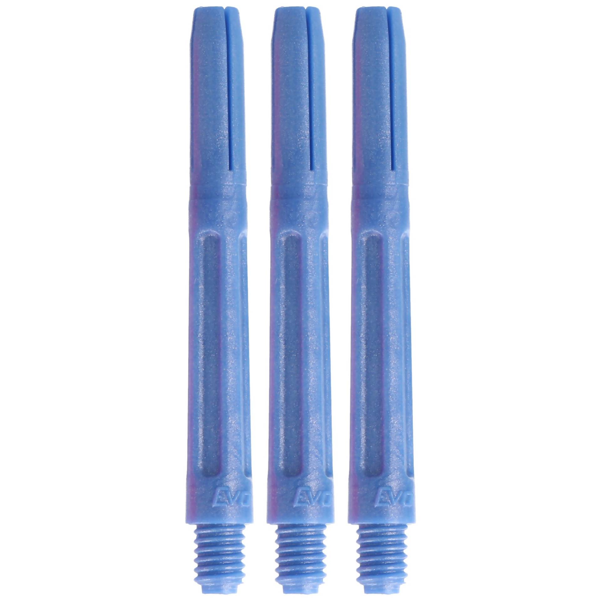 EVO Schaft Polyester, 43mm, blau metallic, 3 Stück EVO Schaft Polyester, 43mm, blau metallic, 3 Stück von EVO