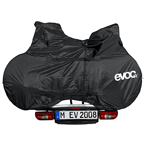 EVOC BIKE RACK COVER ROAD, robuste Fahrradplane (handliche Radabdeckung, leichte E-Bike Schutzhülle, ideale Fahrradabdeckung, Maße: 54 x 188 x 118 cm, Gewicht: 1100 g), Black von EVOC