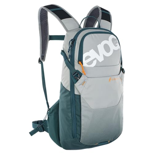 E-Ride 12 Rucksack grau/grün, Steingrau/Petrol E-Ride 12 Rucksack grau/grün, Steingrau/Petrol von EVOC