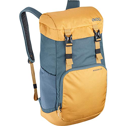 EVOC MISSION 22l Reiserucksack Tagesrucksack Top-Loader-Rucksack für den täglichen Einsatz (Volumen: 22 l, Organiser-Fächer, gepolstertes Laptop- und Tablet-Fach), Schiefer Grau / Lehm Gelb EVOC MISSION 22l Reiserucksack Tagesrucksack Top-Loader-Rucksack für den täglichen Einsatz (Volumen: 22 l, Organiser-Fächer, gepolstertes Laptop- und Tablet-Fach), Schiefer Grau / Lehm Gelb von EVOC