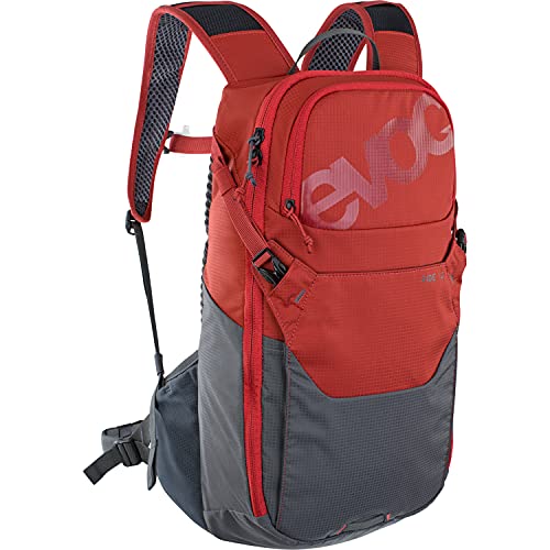 Ride 12 Rucksack + 2l Tasche rot/grau Ride 12 Rucksack + 2l Tasche rot/grau von EVOC