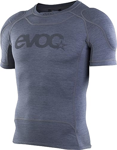 EVOC ENDURO Shirt, Protektorenhemd (LITESHIELD FLEX Schulterprotektoren, S.LEISURE Stretch-Material, 3D-Belüftung, maschinenwaschbares Fahrradzubehör, Größe: M), Carbongrau EVOC ENDURO Shirt, Protektorenhemd (LITESHIELD FLEX Schulterprotektoren, S.LEISURE Stretch-Material, 3D-Belüftung, maschinenwaschbares Fahrradzubehör, Größe: M), Carbongrau von EVOC
