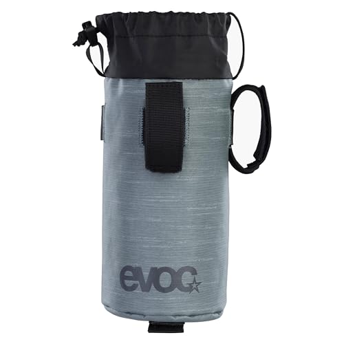 EVOC Multi Holster Fahrrad Getränkehalter (Fahrradzubehör für Trinkflasche bis 0,75l, isolierte Polsterung, multifunktionale Befestigung), Steel EVOC Multi Holster Fahrrad Getränkehalter (Fahrradzubehör für Trinkflasche bis 0,75l, isolierte Polsterung, multifunktionale Befestigung), Steel von EVOC