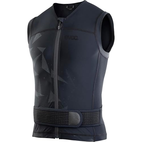 EVOC PROTECTOR VEST PRO MEN, Protektorenweste (LITESHIELD FLEX Rückenprotektor, AIRO FLEX Hüftgurt, inkl. geruchshemmender Technologien, maschinenwaschbar, Größe: S), Schwarz von EVOC