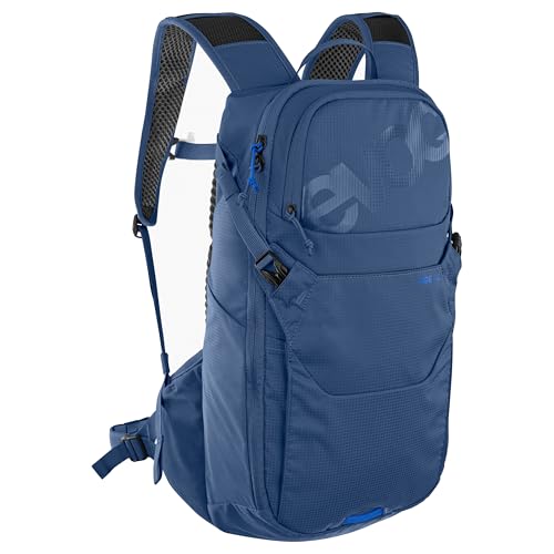 EVOC Ride 12 Protektor Fahrradrucksack, Trekkingrucksack (cleveres Taschenmanagement, Backpack mit Rückenpolsterung, 2l Trinkblase), Denim EVOC Ride 12 Protektor Fahrradrucksack, Trekkingrucksack (cleveres Taschenmanagement, Backpack mit Rückenpolsterung, 2l Trinkblase), Denim von EVOC